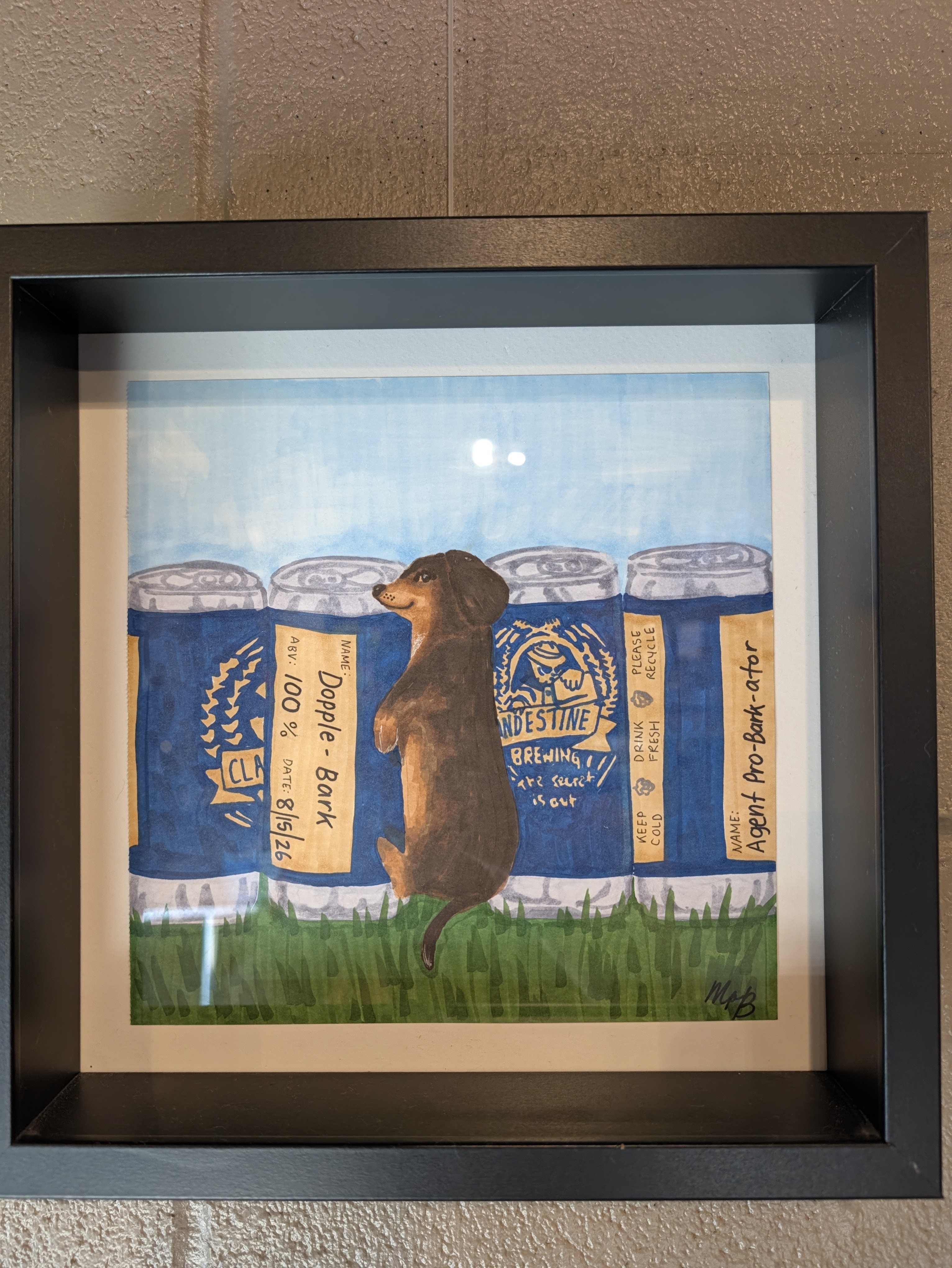 This dog loves clandestine by Marina Box
