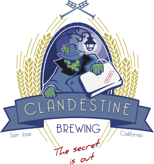 Clandestine Brewing logo
